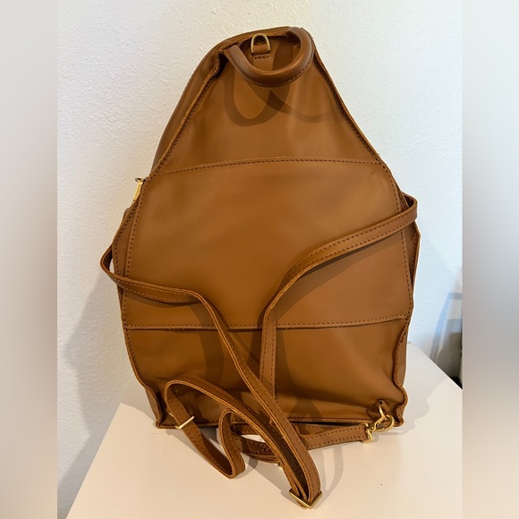 Hammitt | Bob Leather Backpack | Saddle Lust - Discontinued - Picture 3 of 5